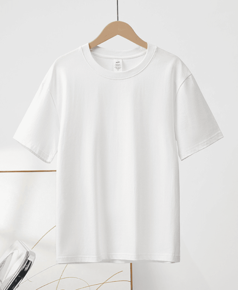 Men Solid Round Crew Neck T-shirt