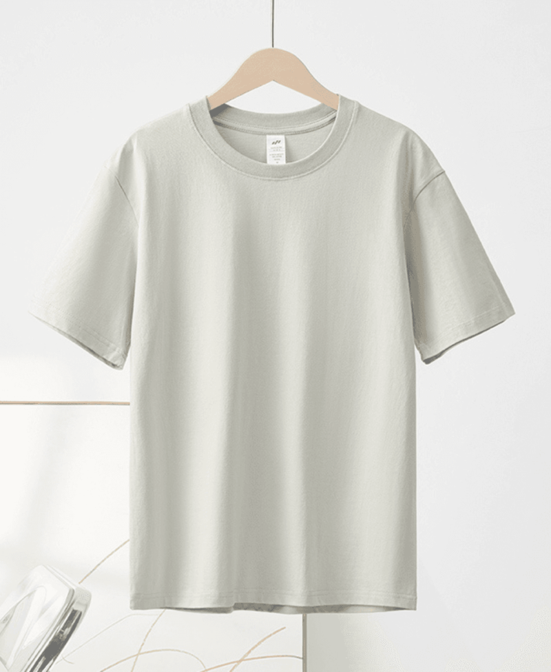 Men Solid Round Crew Neck T-shirt - Image 7